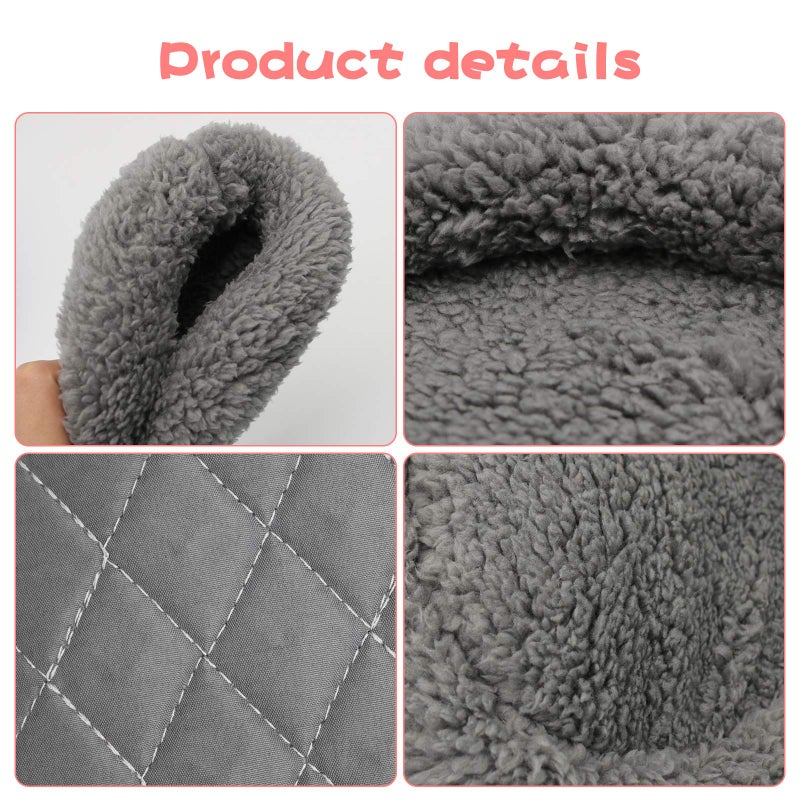 BWOGUE Hamster Bed,Round Velvet Warm Sleep Mat Pad for Hamster/Hedgehog/Squirrel/Guinea Pig/Rats and Other Small Animals - Image 4
